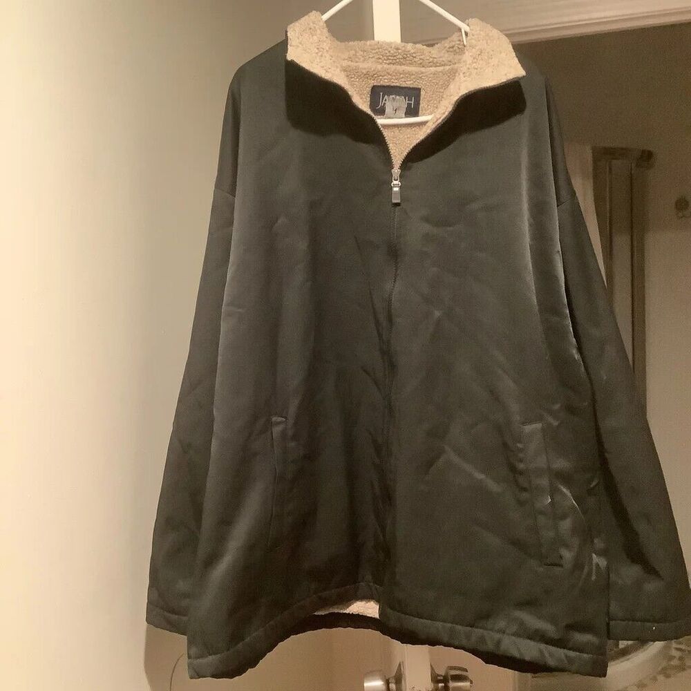 Jamah fleece Sherpa jacket lined soft warm poly shell size xxl 2xl rainwear Tech